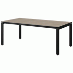 TABLE MALIBU 160X80 T3 SOUDÉ ST ANTIB CHÊN 1146/NO NOIR 9005