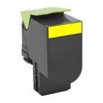 TONER JAUNE GÉNÉRIQUE POUR LEXMARK CX310N / CX410E ... HAUTE CAPACITÉ