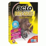 BLOC APPÂT RATS ET SOURIS ACTO 20 G