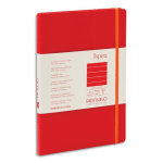 CARNET FABRIANO ISPIRA - A5 - COUVERTURE SOUPLE - 96 PAGES LIGNEES - COLORIS ROUGE