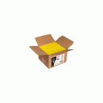CARTON DE 200 ENVELOPPES POLLEN 114X162MM 120G/M² - JAUNE SOLEIL