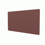 PANNEAU ACOUSTIQUE MURAL NAEL EN PET 12 MM - AVEC CHÂSSIS AU DOS - FORME RECTANGLE - L 210 X H 120 CM - TERRE BATTUE