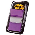 POST-IT® DISTRIBUTEUR DE 50 MARQUE-PAGES POST IT L. 25 MM - COLORIS : VIOLET