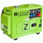 ZIPPER - GROUPE ELECTROGENE GENERATEUR DIESEL 5000W 418CC ZI-STE7500DSH
