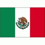 DRAPEAU MEXIQUE : DIMENSIONS - 150 X 225 CM