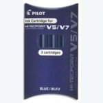 PILOT POCHETTE DE 3 RECHARGES POUR V5/V7 BEGREEN ENCRE BLEUE