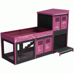 POULAILLER ET POTAGER URBECOL - IPRA/ALU ROSE 4003 BRILLANT - URBEMOB