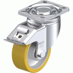 BLICKLE - ROULETTE PIVOTANTE À FREIN Ø 100MM BANDAGE POLYURÉTHANE PU 350KG - LH-ALTH 100K-1-FI