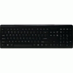 CLAVIER K250W SANS FIL NOIR NORME AZERTY DONGLE NANO USB - DACOMEX