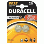 DURACELL - PACK DE 2 PILES BOUTON LITHIUM CR2032 - 3