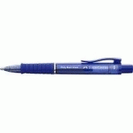 FABER-CASTELL STYLO À BILLE RÉTRACTABLE POLY BALL VIEW, BLEU - LOT DE 5