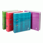 LOT DE 10 - CLASSEUR À LEVIER A4 DOS 7CM COULEUR ALÉATOIRE - ASSORTIS