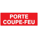 SOFOP - PORTE COUPE-FEU 330X120MM NORMASIGN EN PS CHOC
