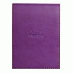 RHODIARAMA PORTE-BLOC AVEC PORTE-CRAYON + BLOC N°13PETITS CARREAUX 5X5 - VIOLET - LOT DE 3