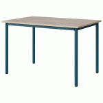 TABLE MALIBU 120X80 T6 4P STRA ABS ACACIA/BLEU 5025 - MANUTAN EXPERT