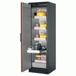 ARMOIRE SÉCURITÉ Q-CLASSIC-90 Q90.195.060 GRIS/ROUGE