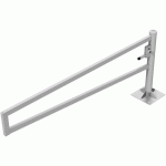 BARRIÈRE PIVOTANTE GALVANISÉE À CHEVILLER BLOCAGE-2500MM - SCHAKE