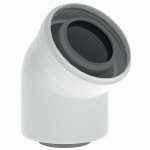 COUDE PP À 45° POUR CHAUDIÈRE VENTOUSE - DIAMÈTRE 80/125 MM - TWINSAFE BURGERHOUT
