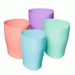 LOT DE 10 - POT À CRAYONS ECOPEN CANDY TIDY - COULEURS ASSORTIES