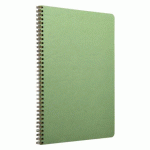 LOT DE 5 - CAHIER RELIURE INTÉGRALE AGE BAG A4 100 PAGES PETITS CARREAUX - VERT