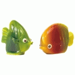 MATFER - PLAQUE 2 POISSONS EXOTIQUES - 380223