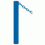 POTELET PROVINCE Ø114 MM CHAINES 1 ANNEAU INOX BLEU 5010 - PROCITY