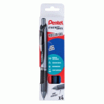 STYLO ROLLER PENTEL ENERGEL BL77 ÉCRITURE MOYENNE - POCHETTE DE 4 COULEURS ASSORTIES