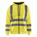 SWEAT ZIPPÉ À CAPUCHE HAUTE VISIBILITÉ TAILLE XXXL - BLAKLADER