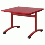 TABLE MALIBU 80X80 T3 DL STRA ABS ROUGE U321/ROUGE 3020