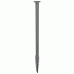 VIS DE FONDATION POUR SOLS FERMES ET REMBLAIS SPIRAL® - ACIER GALVANISÉ - LONGUEUR 1500 MM COBRA