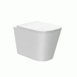 WC SUSPENDU SANS BRIDE - CARRÉ - 350 X 365 X 480 MM - BELVOYE KRAMER