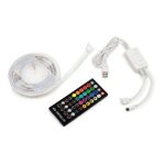 EMUCA - 5209220 KIT DE BANDE LED OCTANS RGB AVEC TÉLÉCOMMANDE ET CONTRÔLE WIFI VIA APP (5V DC), 4 X 0,5 M, PLASTIQUE. - INDETERMINÉ