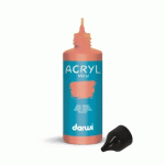 LOT DE 5 - DARWI FLACON DE 80 ML DE PEINTURE ACRYLIQUE UNIVERSELLE MÉTALLIQUE - CUIVRE