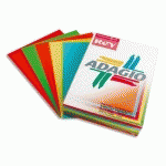 PAPIER COULEUR ADAGIO - COLORIS INTENSES ASSORTIS - A4 - 160 G - RAMETTE DE 250 FEUILLES