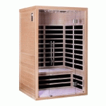 SAUNA INFRAROUGE PANNEAUX CARBONE 1840W LUXE 2 PLACES - SN? - SNO