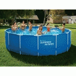 SUMMER WAVES - PISCINE TUBULAIRE ACTIVE FRAME POOL RONDE 4,57 X 1,22 M