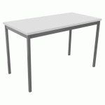 TABLE DE RÉUNION TREFF 120 X 60 BLANC/ ALU