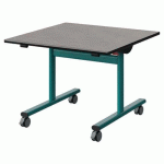 TABLE MALIBU RAB 80X80 T3 DL ST ANTIB BÉTO F186/NO BLEU 5018