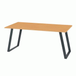 BUREAU SHAPE 120 X 80 X 75 CM DESIGN DROIT HÊTRE