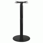 PIED DE TABLE TIFFANY HT 109 CM BASE ET COLONNE RONDES NOIR - S-CAB