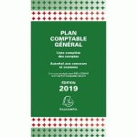 PLAN COMPTABLE GÉNÉRAL AVEC COUVERTURE PLASTIQUE 17,5X9CM - LOT DE 10