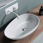 SOGOOD LAVABO VASQUE À POSER BLANC 60CM LAVE MAIN COLOSSUM-809 59,8X36X14CM - BLANC