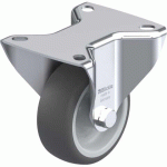 BLICKLE - ROULETTE FIXE Ø 80MM BANDAGE POLYURÉTHANE TPU 150KG - B-PATH 80G