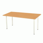 BUREAU STANDARD 200 X 80 X 75 CM DESIGN DROIT HÊTRE