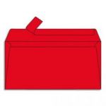 CLAIREFONTAINE POLLEN-PAQUET DE 20 ENVELOPPES FORMAT 110X220 MM COLORIS ROUGE GROSEILLE  RÉFÉRENCE  5585
