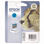 EPSON CARTOUCHE D'ENCRE GUÉPARD T0712 (C13T07124011) - DURABRITE - COULEUR: CYAN