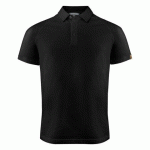 JAMES HARVEST BROOKINGS POLO PIQUE REGULAR FIT HOMMES NOIR - TAILLE XXL