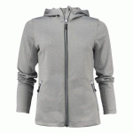 PRINTER RED LAYBACK SWEATSHIRT CAPUCHE FEMMES GRIS MÉLANGÉ - TAILLE XXXL