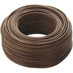 100 ME'TRES DE CORDON UNIPULAIRE FS17 SECTION MARRONNE COULEUR 2,5 MM N07V2,5MA/B100 FS17-2,5MA/B100