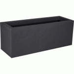 JARDINIÈRE VOLCANIA'UP - GRIS ANTHRACITE - 57 LITRES - 13756 EDA PLASTIQUES